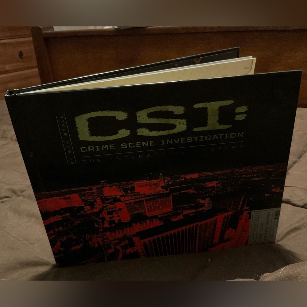 C.S.L: Crime Scene Investigation ( T.V. Series) Evidence hardback education book